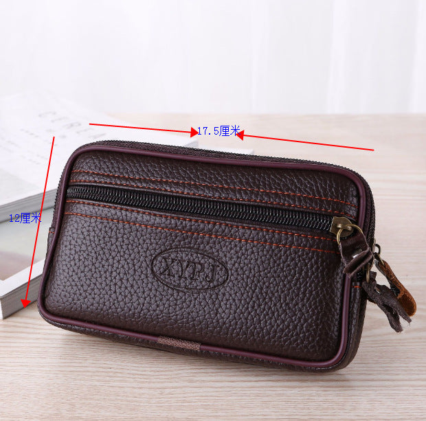 Pochette ceinture zippée en similicuir