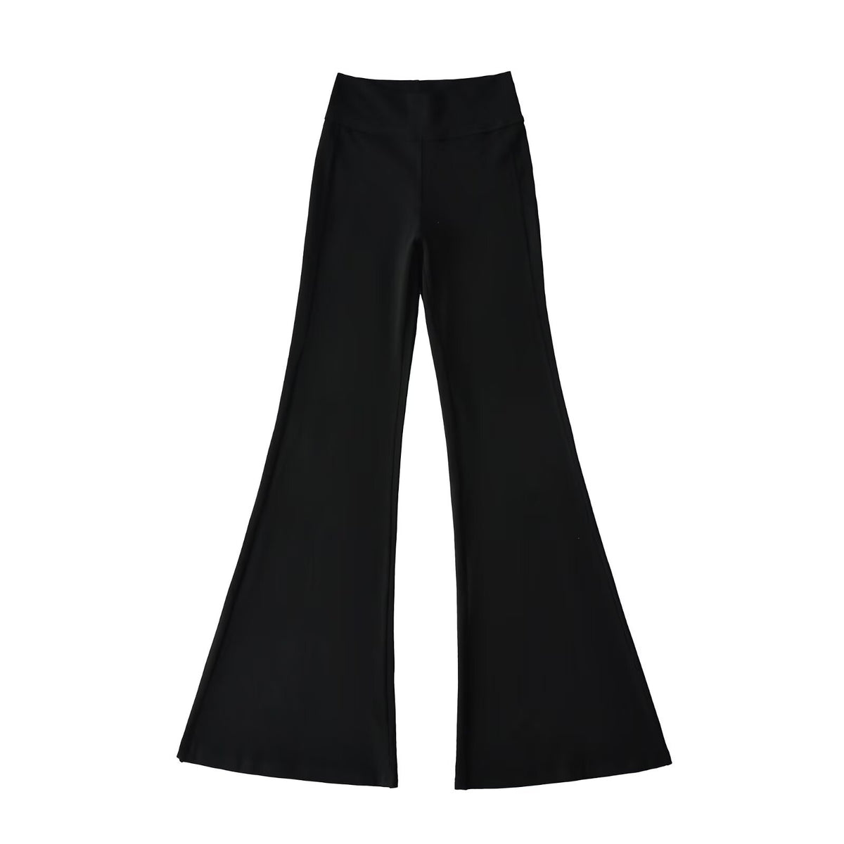 Micro pull slimming wide leg floor pants