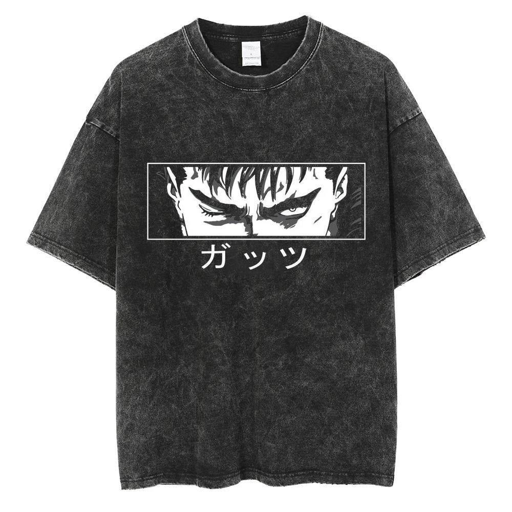T-shirt noir imprimé streetwear