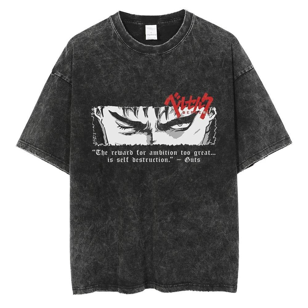 T-shirt noir imprimé streetwear