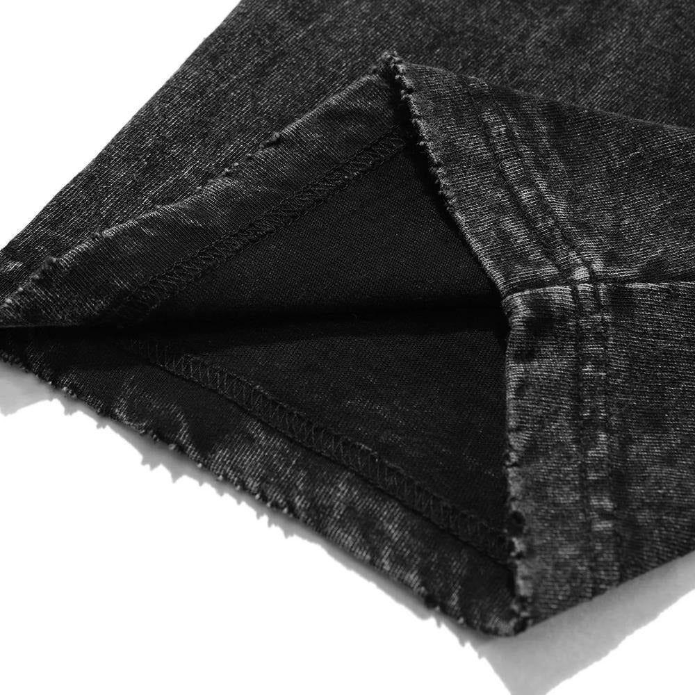 T-shirt noir imprimé streetwear
