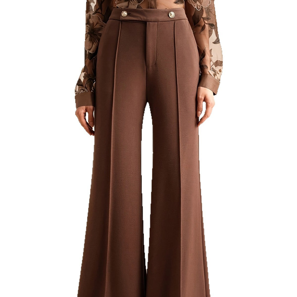 Pantalon ample taille haute