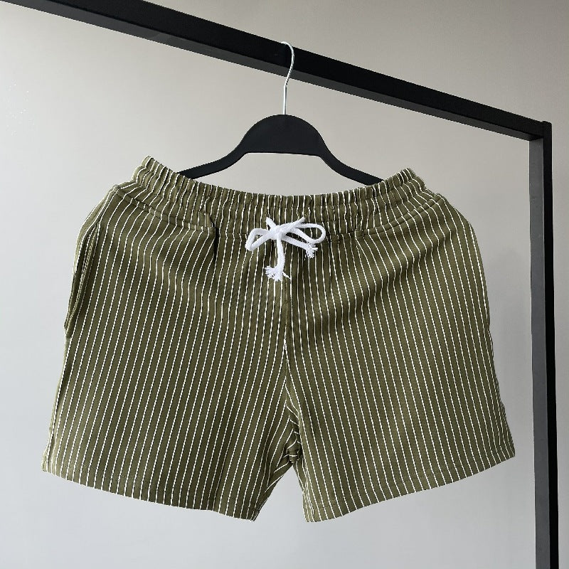 Short rayé décontracté
