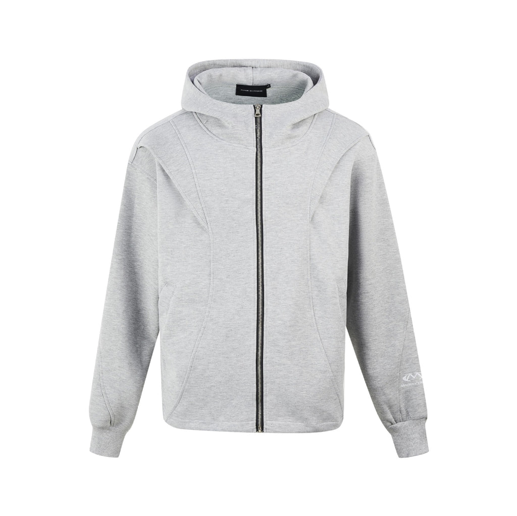 Hoodie ample zippé