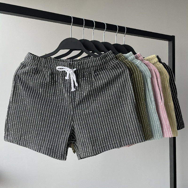 Short rayé décontracté