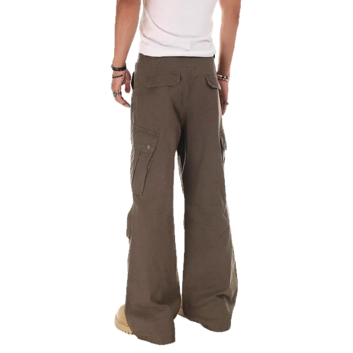 Pantalon cargo ample