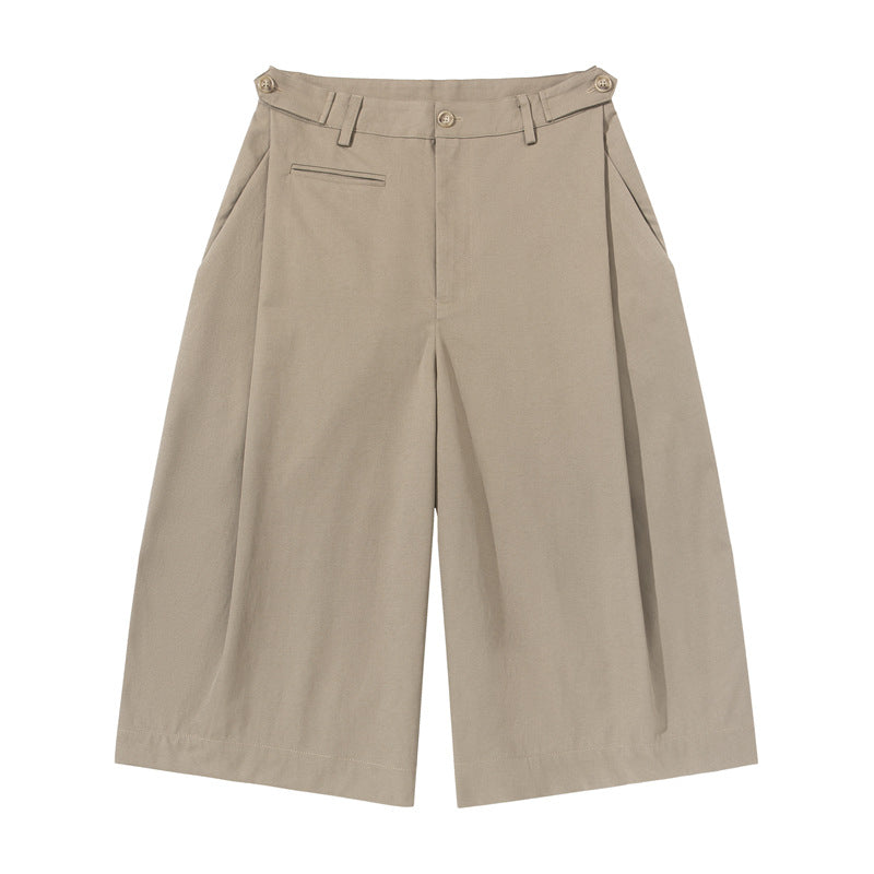 Bermuda droit en coton