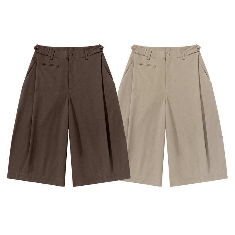 Bermuda droit en coton