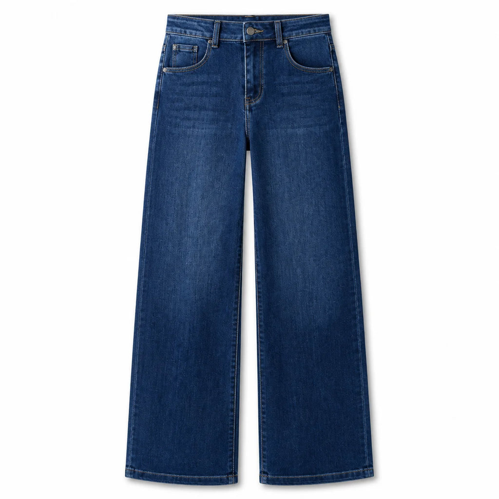 Jean large bleu foncé