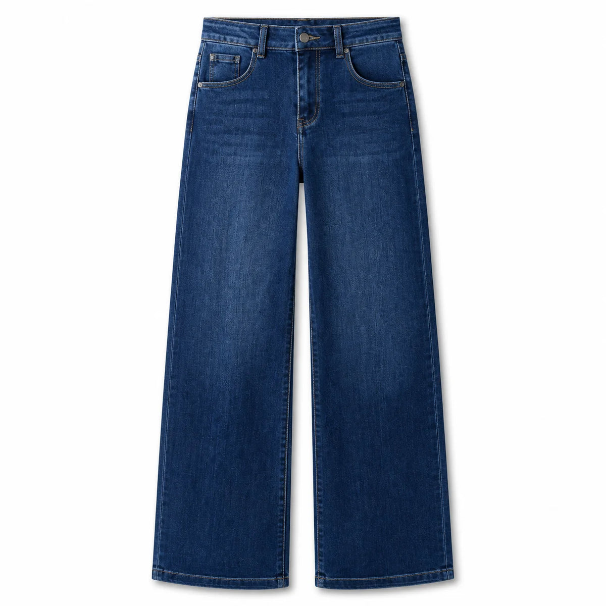 Jean large bleu foncé