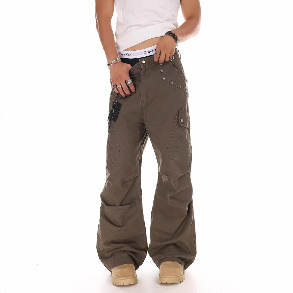 Pantalon cargo ample