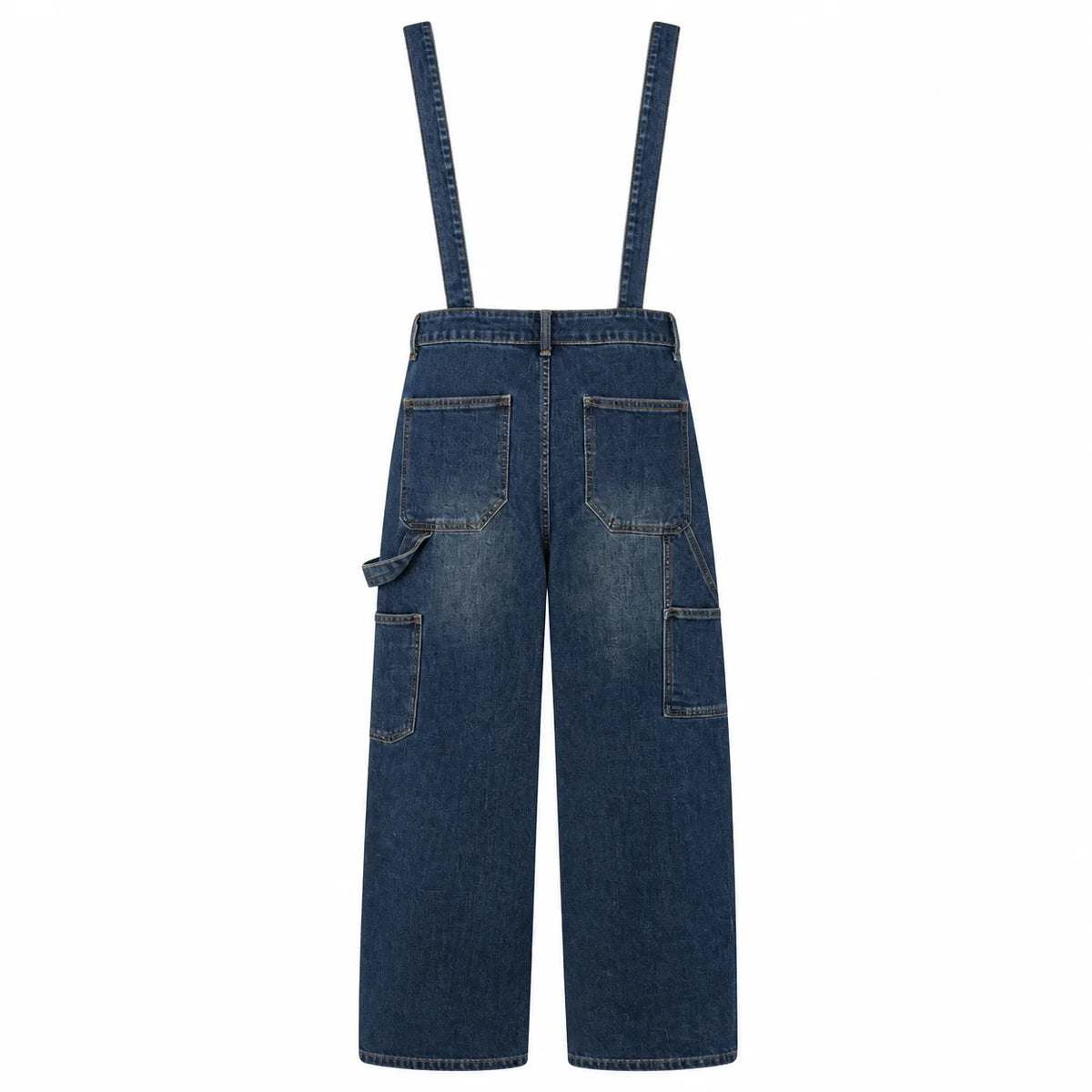 Salopette large en denim