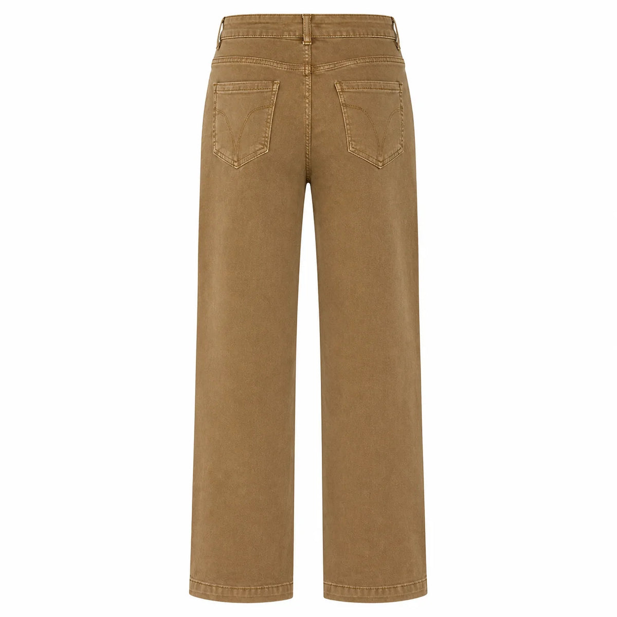 Jean large kaki délavé