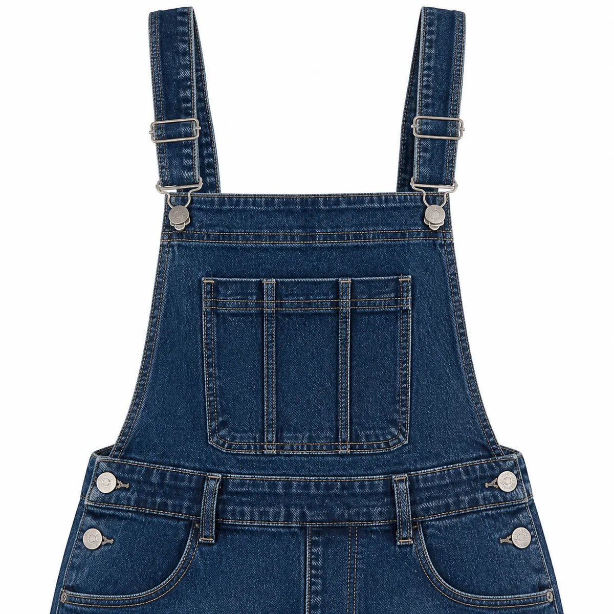 Salopette large en denim