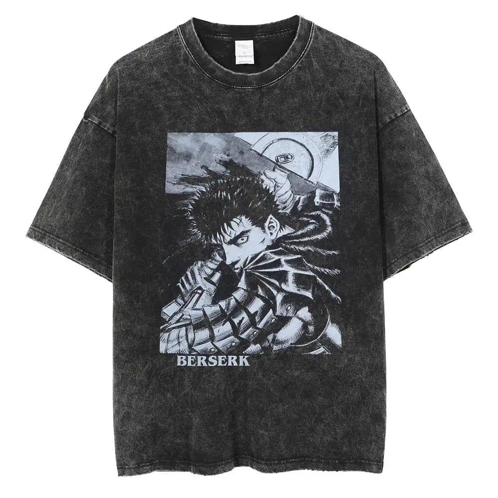 T-shirt noir imprimé streetwear