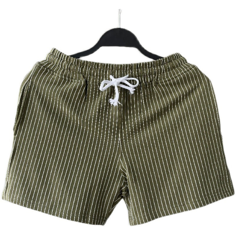 Short rayé décontracté