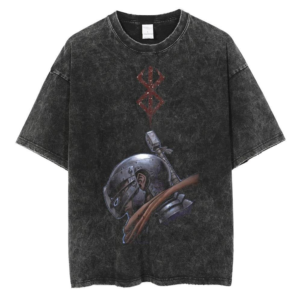 T-shirt noir imprimé streetwear