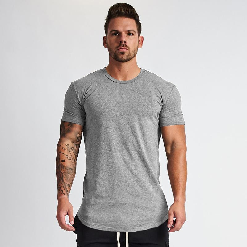 T-shirt ajusté col rond