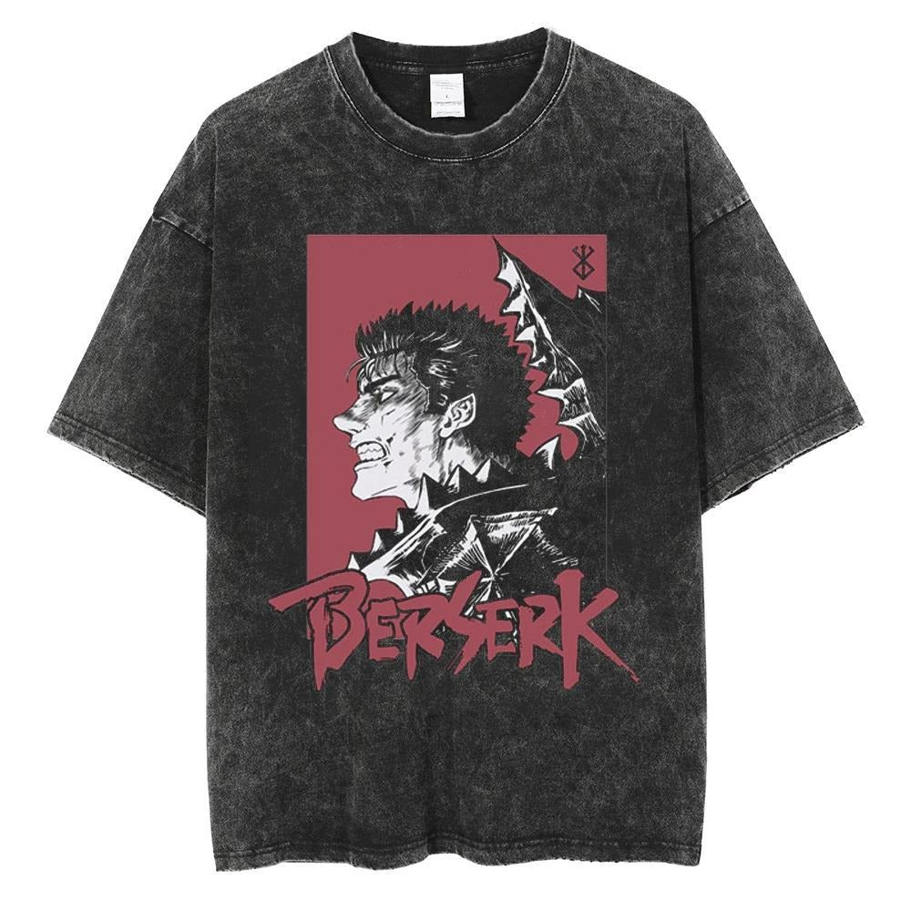 T-shirt noir imprimé streetwear