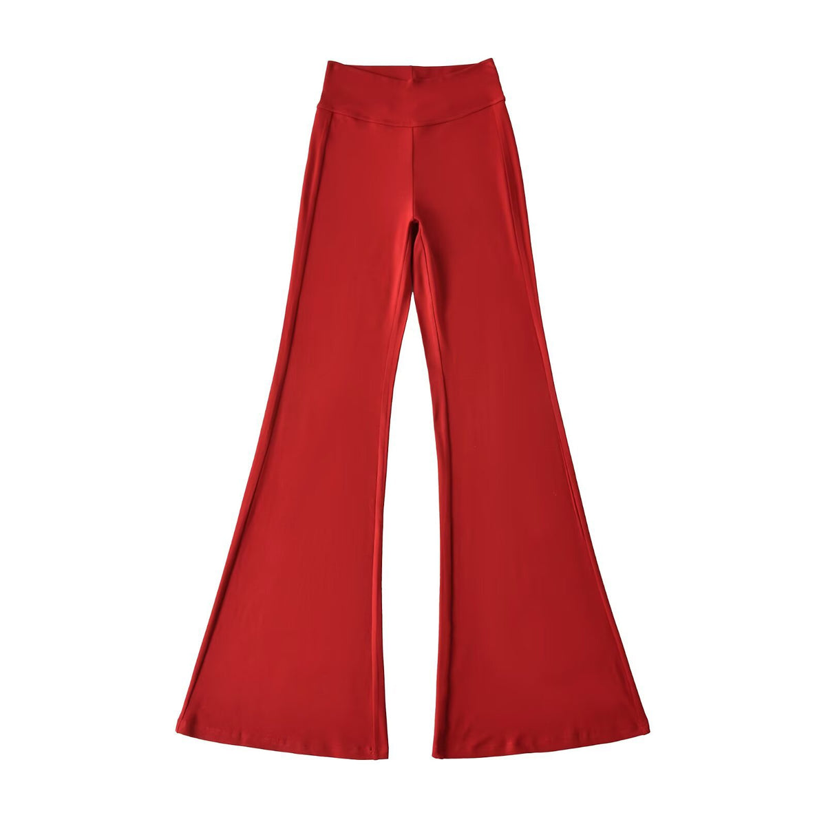 Micro pull slimming wide leg floor pants