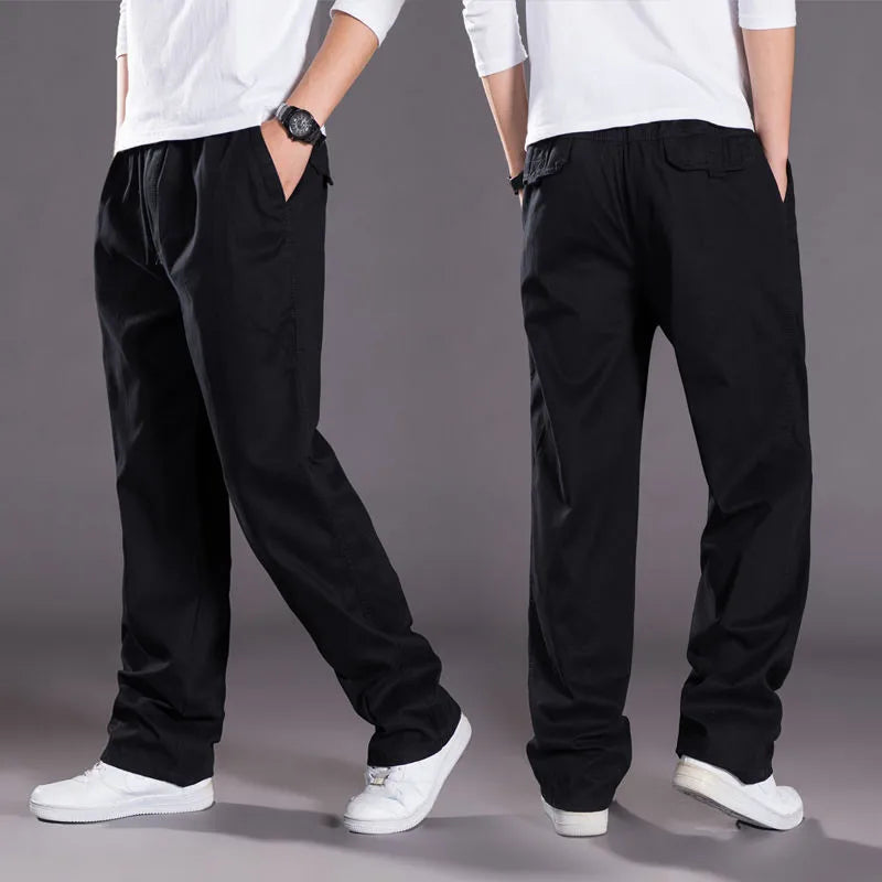 Pantalon cargo ample en coton