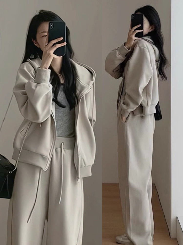 Ensemble sweat à capuche & pantalon large