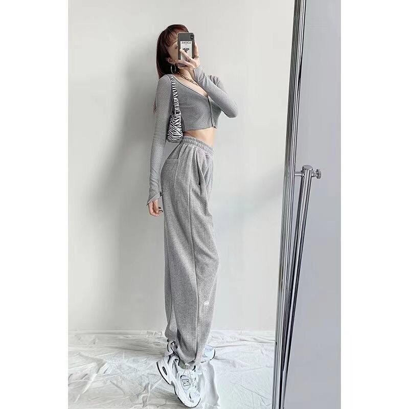 Jogging ample taille haute