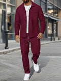 Ensemble veste texturée et pantalon