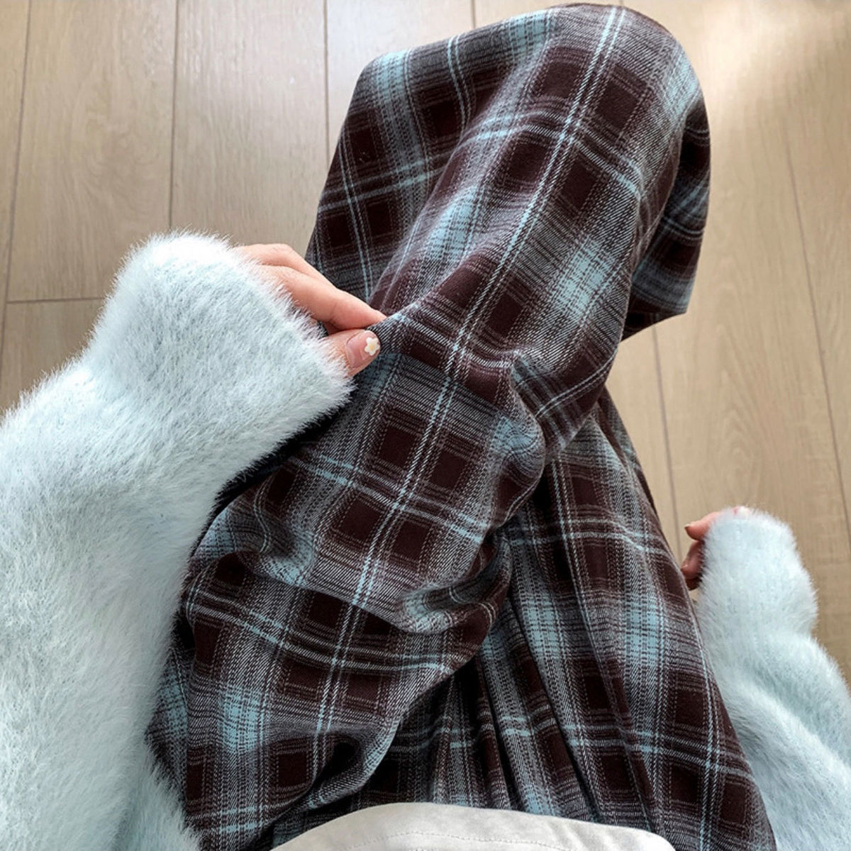 Pantalon doublé polaire taille haute