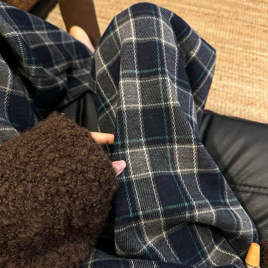 Pantalon doublé polaire taille haute