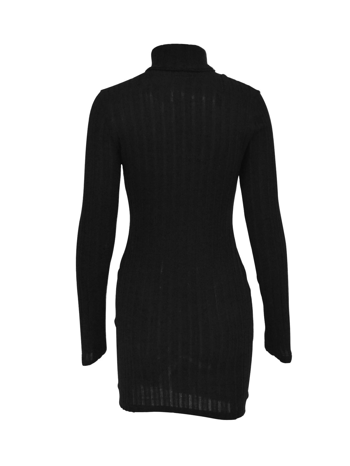 Robe courte ajustée manches longues