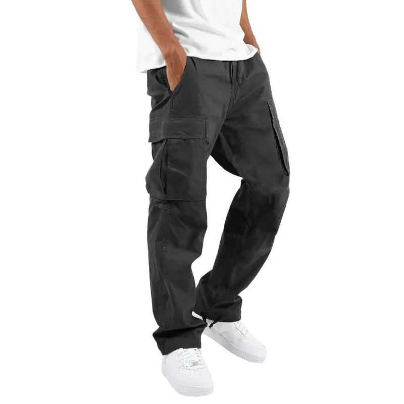 Pantalon cargo ample multipoches