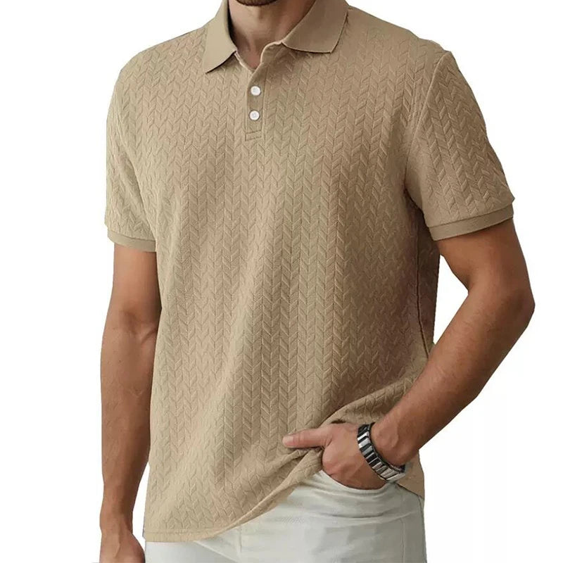 Polo uni coupe ajustée