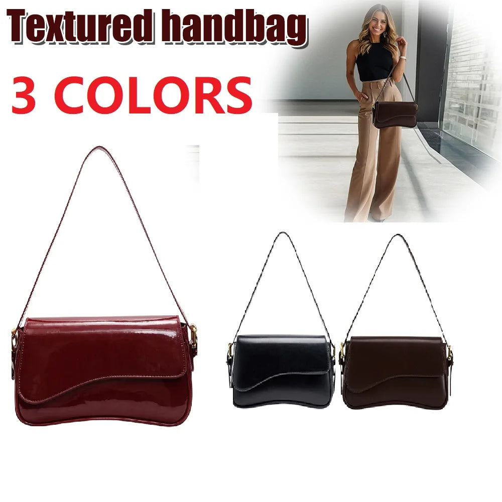 Sac baguette verni