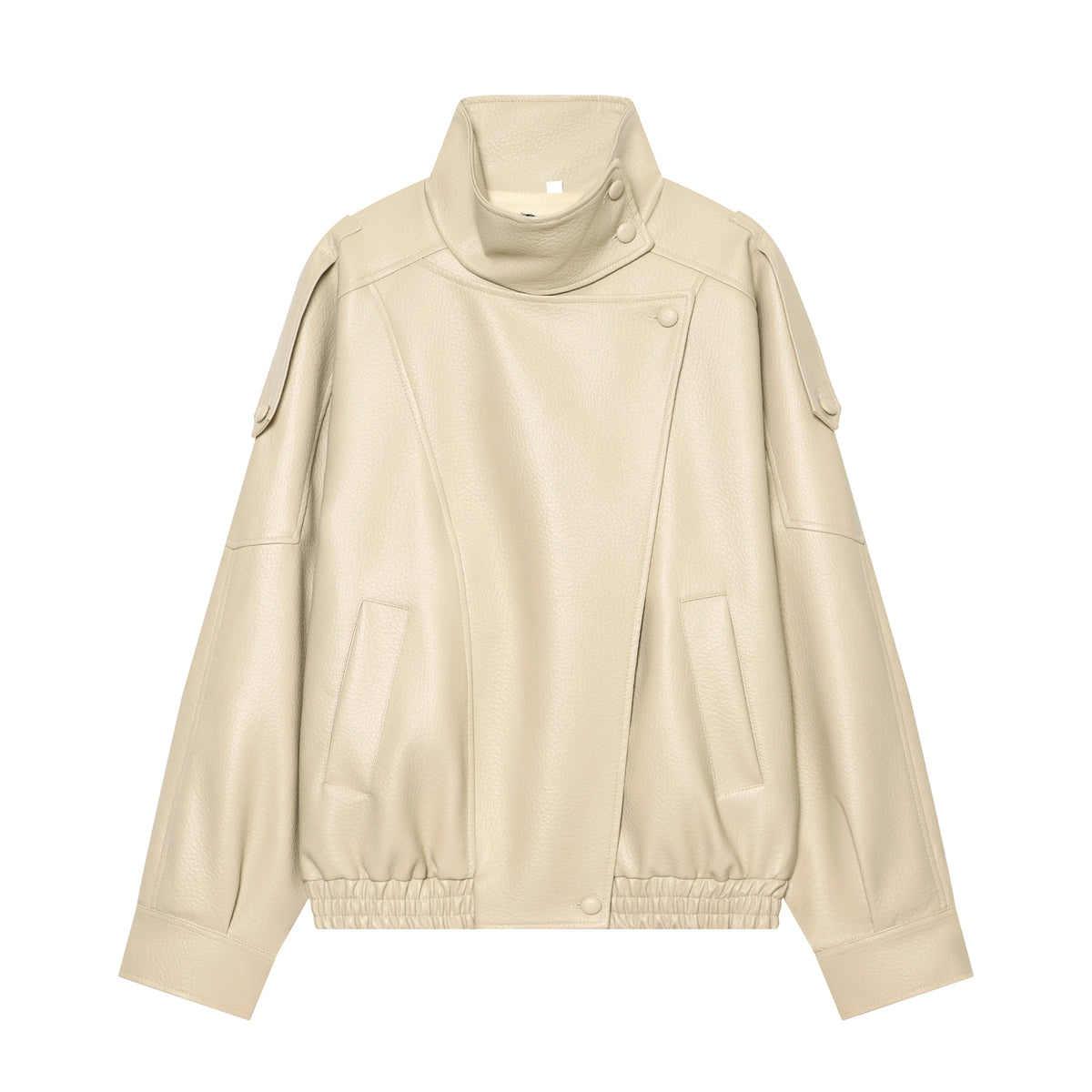 Veste ample effet cuir