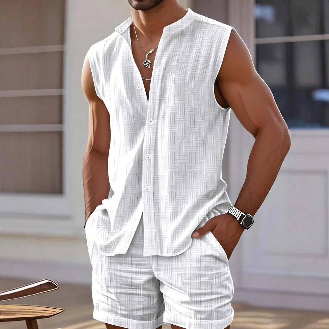 Ensemble sans manches et short