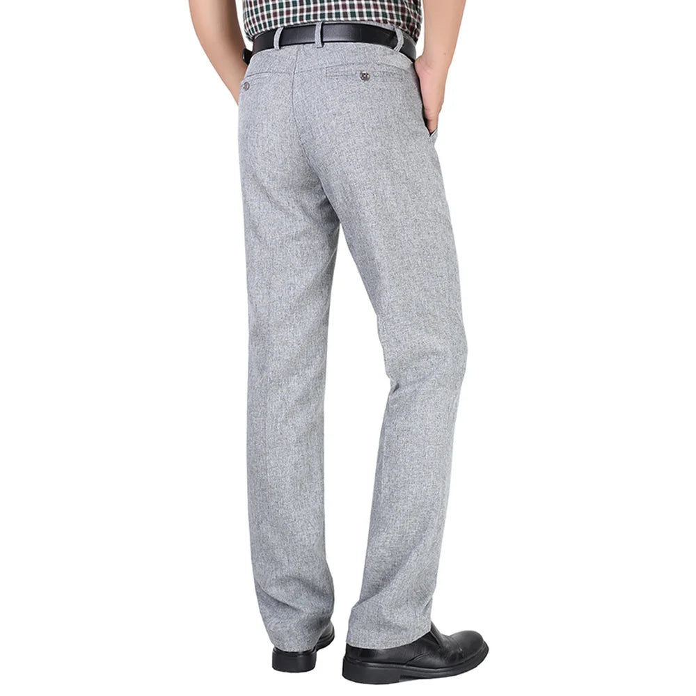 Pantalon droit léger en lin