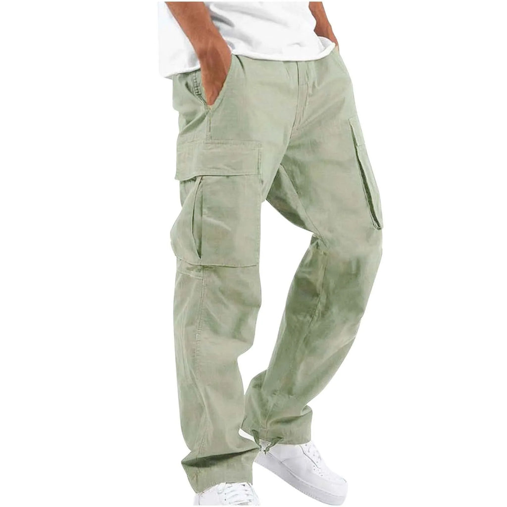 Pantalon cargo ample multipoches