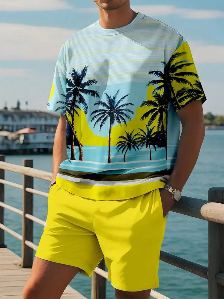 Ensemble t-shirt & short imprimé