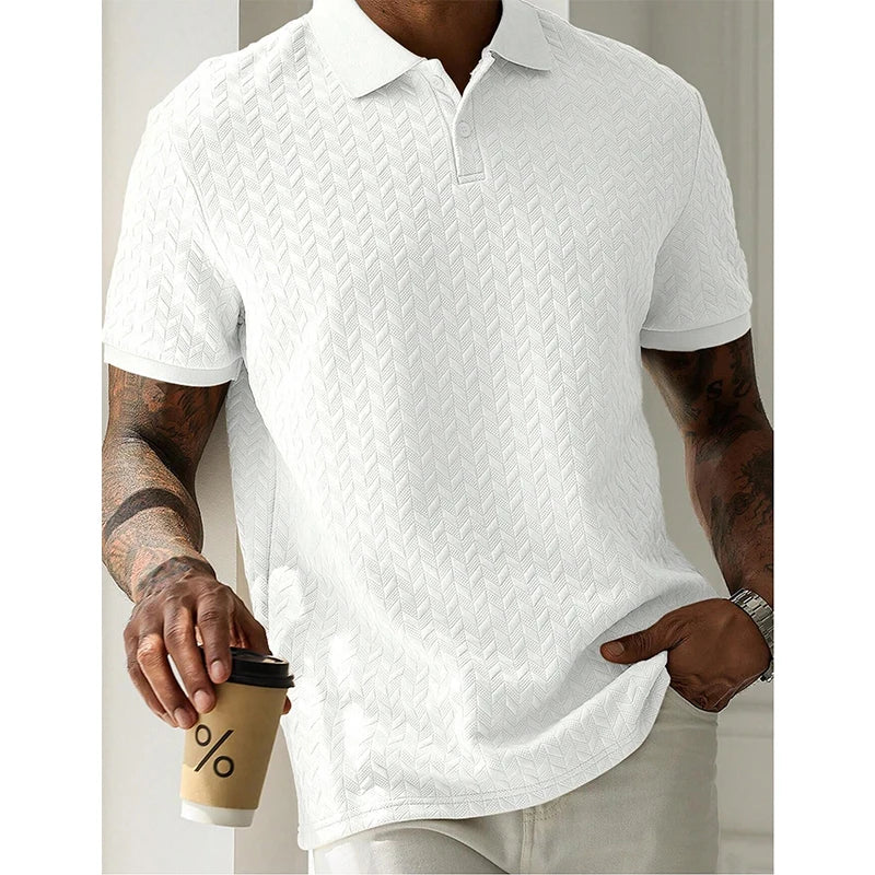 Polo uni coupe ajustée