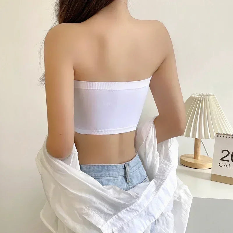 Top bandeau sans coutures