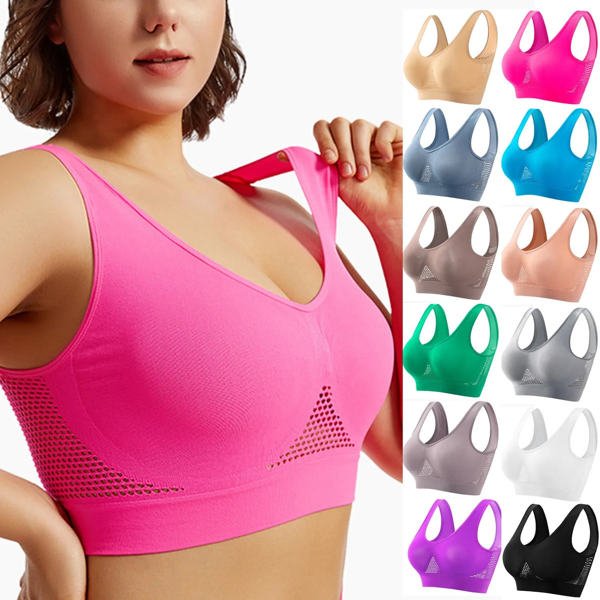 Brassière souple sans armatures