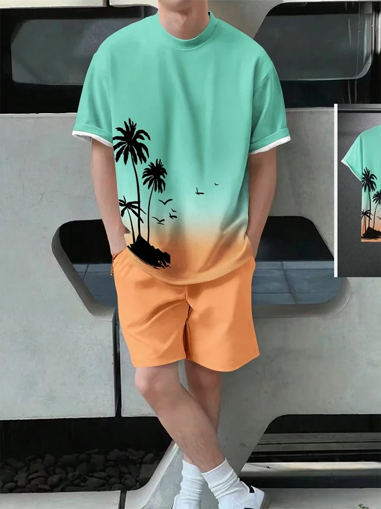Ensemble t-shirt & short imprimé