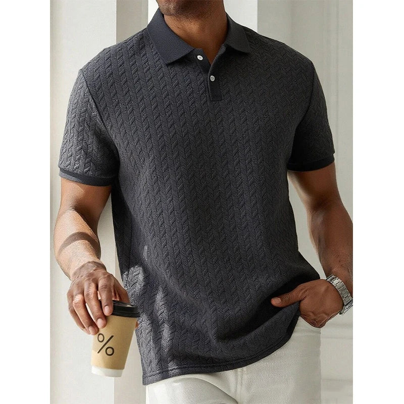 Polo uni coupe ajustée