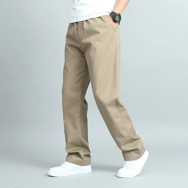 Pantalon droit en coton