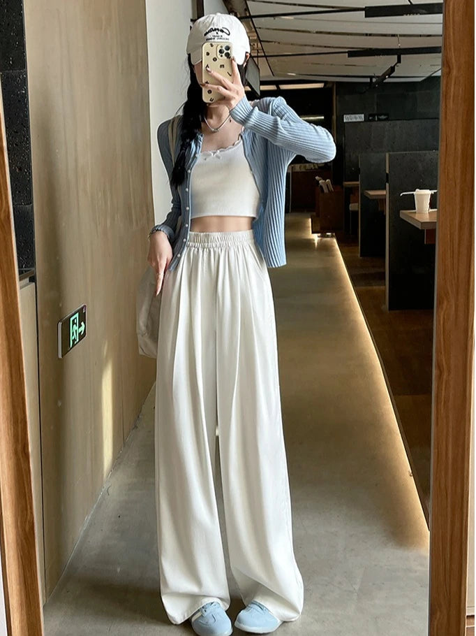 Jean ample taille haute