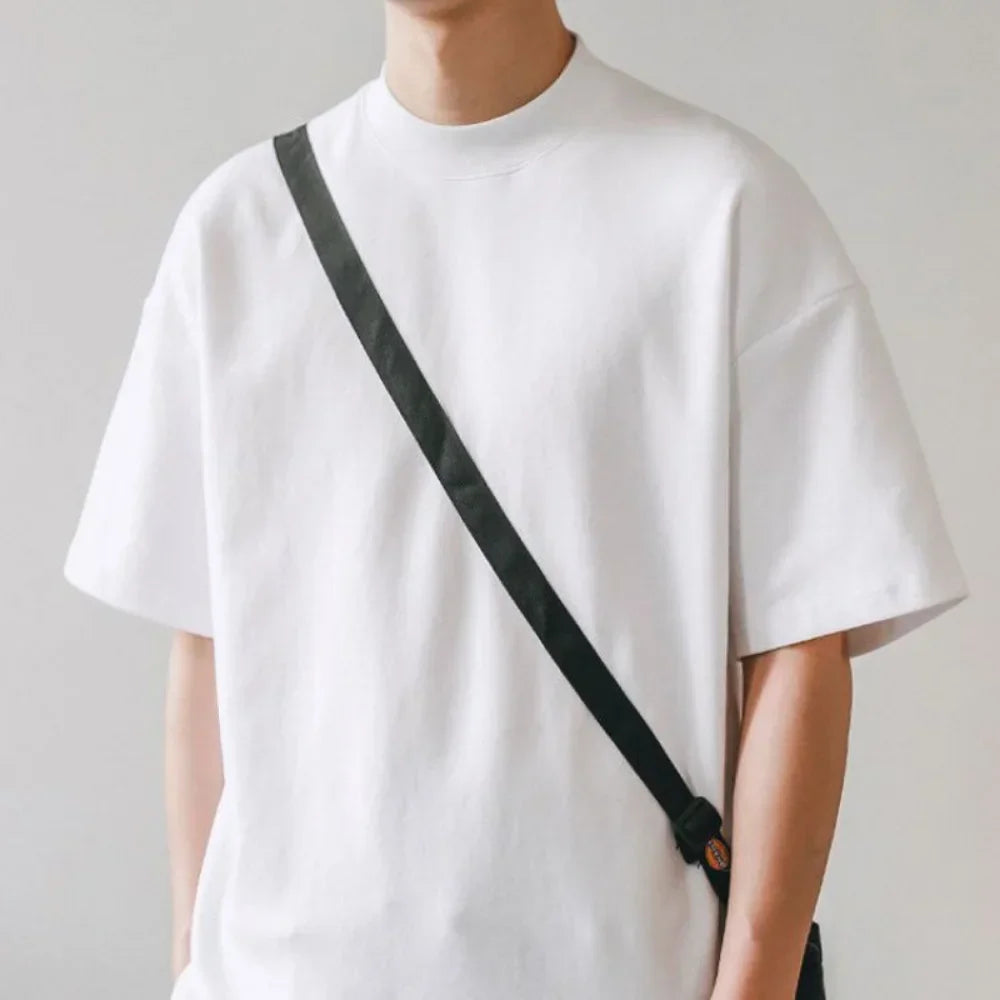 T-shirt épais à col ajusté
