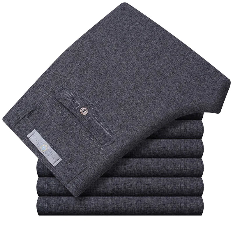 Pantalon droit léger en lin