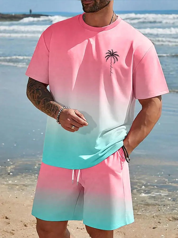 Ensemble t-shirt & short imprimé