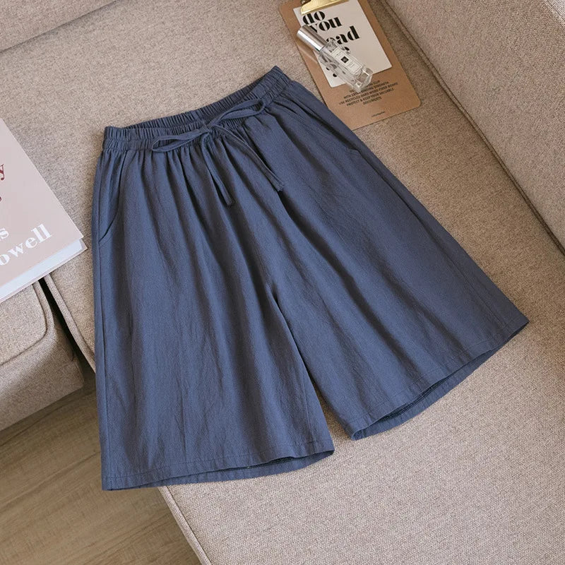 Short ample en coton